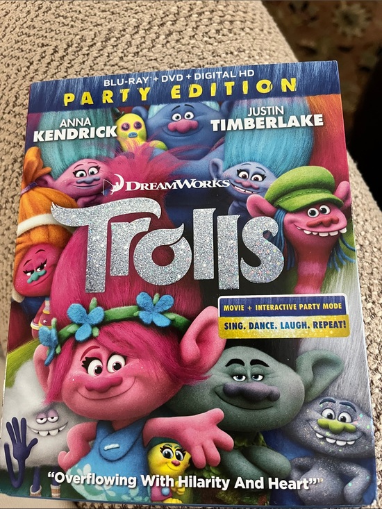 Dreamworks Other - Trolls Party DVD and blu ray